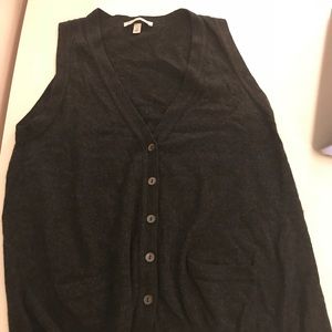 Like New Grey Autumn Cashmere Vest Size M